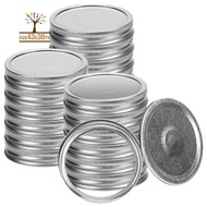 Jar Lids and Rings for Ball Canning Jars Wide Mouth, Split-Type Lids Leak Proof, Reusable Canning Ja