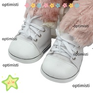 OPTIMISTI Toy Shoes, 8.5cm Doll DIY Doll Shoes, Mini Shoelaces Sports Shoes Doll Accessories Doll Ca