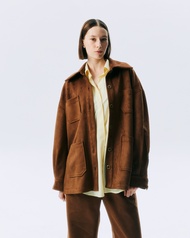 NICHP : Meteora Collection : Bridget top ผ้าหนังกลับ สวมใส่ได้ทุกเพศ (Pre-order 3-4 Week)