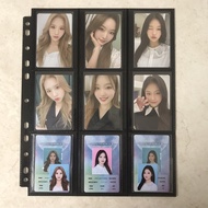 Loona d&d set vvip photocard heejin gowon hyunjin pc general vip id card