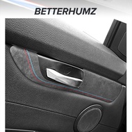 Suitable for BMW Z4 Modified Door Handle Panel Decoration Sticker E89 Suede Interior Accessories Car