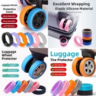 Silent Rubber Wheel Cover for Suitcase Protective Accessory Travel Bag Universal Wheel Ring Baggage 
