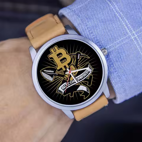 Watch Personalized Dial 38/45mm Universal Quartz Clock Black Silver Rose Gold Case Leather Silicone 