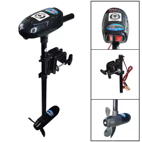 18LBS /28LBS DC-12V Electric Boat Motor For Inflatable Boat Outboard Trolling Engine Kayak Equipment
