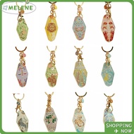 MELENE Zodiac Sign Keychain, Aquarius Pisces Aries Taurus Gemini Cancer 12 Constellation Keychain, G