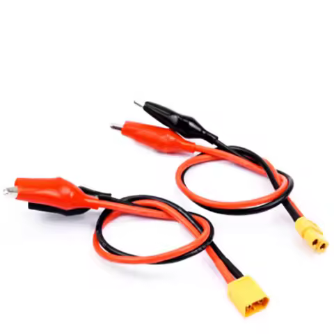 1/3/5PCS XT60 Connector Cable RC Alligator Clips for SKYRC NC2500 Pro Charger Motor Run-in line Meas