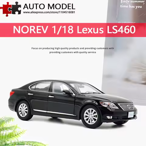 Lexus Ls460 Simulation Car Model Emulate Norev 1:18 Diecast Metal Toys Boys Birthday Gifts Hobby Dis