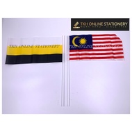Malaysia / Perak / Hand Flag 15cm x 30cm / 0.5 ft x 1 ft