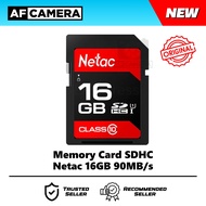 NETAC SDHC 16GB UHS-I Class 10 Memory Card (Up to 90MB/s)