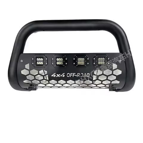 Steel Front Bumper For Hilux NP300 Dmax Ranger 4X4 Pickup Truck Off Road Accessories