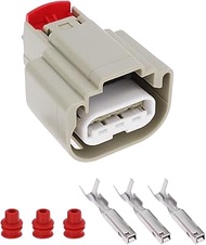 1 Set Car 3 Pin Filter Sensor Plug with Terminals Accessories 160073-3106 Compatible with Ford Range