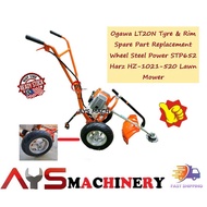Ogawa LT20N Tyre & Rim Spare Part Replacement Wheel Steel Power STP652 Harz HZ-1021-520 Lawn Mower