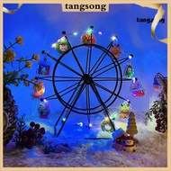 [tangsong|]Ferris Wheel Decoration Metal Rotating LED Ferris Wheel Night Light Light-up Desktop Figu