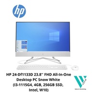 HP 24-Df1133D 23.8'' FHD All-In-One Desktop PC Snow White (I3-1115G4, 4GB, 256GB SSD, Intel, W10)