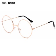 OQ BOGA 3 สีเด็กแฟชั่นกลางแจ้งตกแต่งรอบกรอบโลหะแว่นตาเด็ก