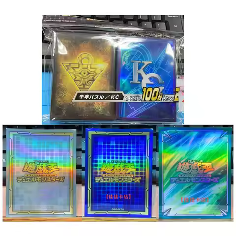 Genuine Yu-Gi-Oh! Duel Links Card Sleeves OCG Yugioh Millennium Puzzle KC Pendulum Pyroxene Games Ca