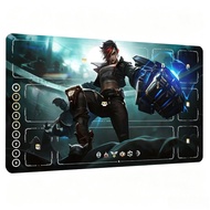 1pc Game Mat, Fantasy Dark Anime Color Pattern, Product Size 23.62 X 15.75 X 0.33 Inches (60 X 40 X 