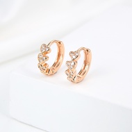 Agate 159E Anting Titanium Wanita Anti Karat Dan Anti Luntur Asli Dewasa Panjang Silver Jewerly Ori 