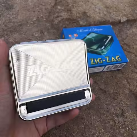 70 MM Cigarette Rolling Machine Box Case Sliver Rolling Papers Tobacco Roller Rolling Machine Cigare