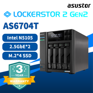 NAS Asustor LOCKERSTOR 4 GEN2 AS6704T 0TB/8TB/12TB/16TB/32TB/64TB
