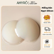 Thin and Light Silicone Breast Pads - Strong Adhesive Breast Pads That Don't Show Off AMYRO D4444