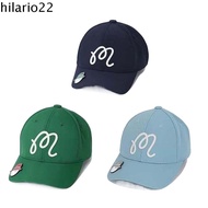 【】 HILARIO Golf Hat Men Women Fashion Summer Embroidered Sunhat Cycling Malbon Peaked Cap Baseball C