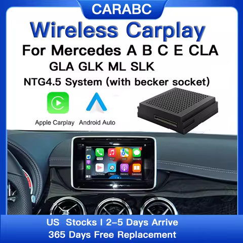 NEW Wireless Carplay Suitable For Mercedes Benz A B C E CLA GLA GLK ML Sprinter NTG4.5 Becker Module