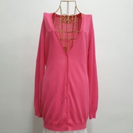 Knitwear cardigan labuh cantik murah