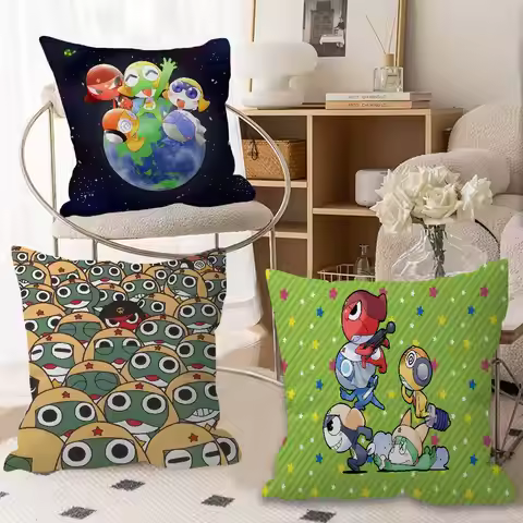 Hot Gunsou Keroro frog Pillow Gifts Home Office Furnishings Bedroom Sofa Car Cushion Cover case 45x4