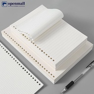 【OMALL】 A6/A5 Loose Leaf Notebook Refill Spiral Binder Inner Page Grid Blank Line Diary Agenda Plann