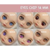 New A Eyechips Blythe 14 Mm.blythe Doll Eyes Size 14 Mm.