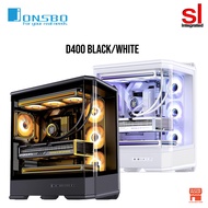 Jonsbo D400 ATX Mid-Tower Pc Case -Black/White