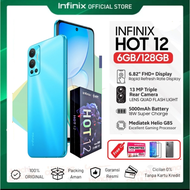 Infinix Hot 12 & Hot 11s NFC RAM 6/128 GB Battery Type Li-Ion 5000 mAh non-removable - Charging Fast