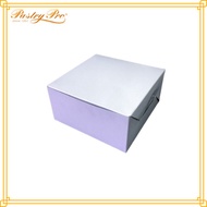 Pastry Pro, Cake Box Plain - 6 x 6 x 3"
