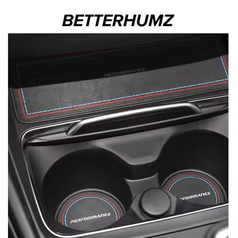 Betterhumz For BMW F30 F32 F34 F35 Car Cup Holder Anti-Slip Pad Storage Box Mat Suede Center Console