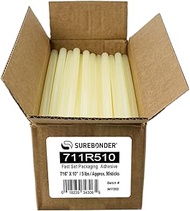 Surebonder 711R510 Fast Set Packaging Standard Glue Sticks, Made in the USA, 7/16" x 10" Length, 5 l