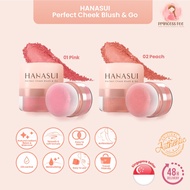 SG - HANASUI Perfect Cheek Blush & Go Cheek Blusher with Puff