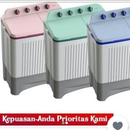 mesin cuci polytron 2 tabung 7 KG