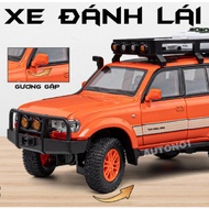 Toyota Land Cruiser LC80 full open car model - with accessories 1:24 scale
