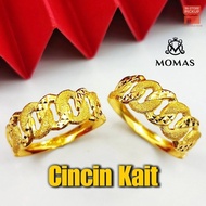 Cincin Kait Emas 916 Cincin lipan Emas 916 Original Emas 916 Tulen Cincin Bajet Emas 916 Cincin Vira