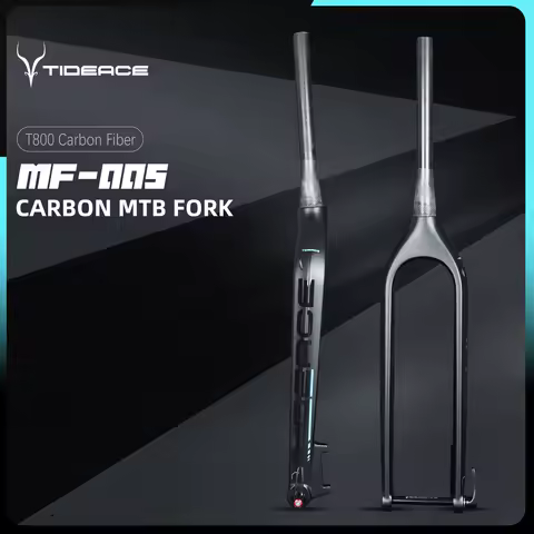 29er Boost Carbon Fiber Mtb Forks 29 110x15mm Rigid Fork Mtb 29 Tideace Bike Bicycle Front Fork for 