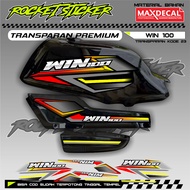 WIN Striping WIN Sticker Variation WIN UV TRANSPARENT CODE 23 PREMIUM MAXDECAL MATERIAL