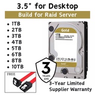 1.Gold Enterprise Class SATA HDD Hard Disk 1TB 2TB 4TB 6TB 8TB 10TB HDD 3.5" HDD Internal Hard Drive