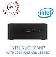 [PROMO] INTEL NUC 11 PERFORMANCE KIT NUC11PAHi7 BUNDLE WITH 16GB RAM AND 1TB SSD (NUC 11 RNUC11PAHi70Z00)(WITH 3 PIN POWER CORD)(WITHOUT INBUILT MIC) * FREE 8GB DDR4 SODIMM RAM