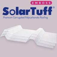 SolarTuff Premium Corrugated Polycarbonate Roofing 4FT - 8FT, 2mm Thickness, Effective Width 762mm