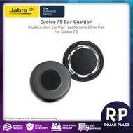 Jabra Evolve 75 Leatherette Ear Cushion Ear Pad Replacement Headphone Soft Foam Leather Earpads Ear 