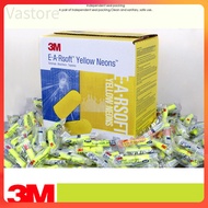 Vastore     （100pairs）3M 312-1250 Ear Plugs Yellow Neon Soft Foam (NRR) 33 DB EarPlugs