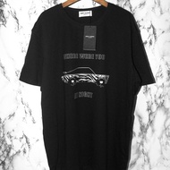 Classic Car Retro Car Print YSL Sleeve Short T-shirt For Men And Women Couples