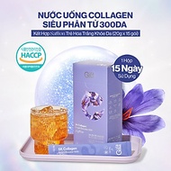 NƯỚC UỐNG COLLAGEN GILAA SIÊU PHÂN TỬ 300DA KẾT HỢP SAFFRON TRẺ HÓA TRẮNG KHỎE DA (20g x 15 gói)