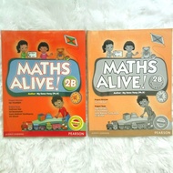 Primary Maths Alive 2B original Pearson 2 books